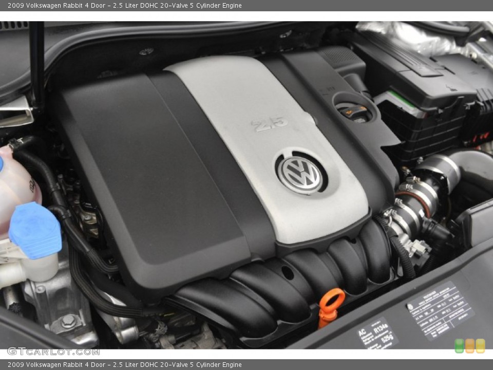 2.5 Liter DOHC 20-Valve 5 Cylinder Engine for the 2009 Volkswagen Rabbit #59030266