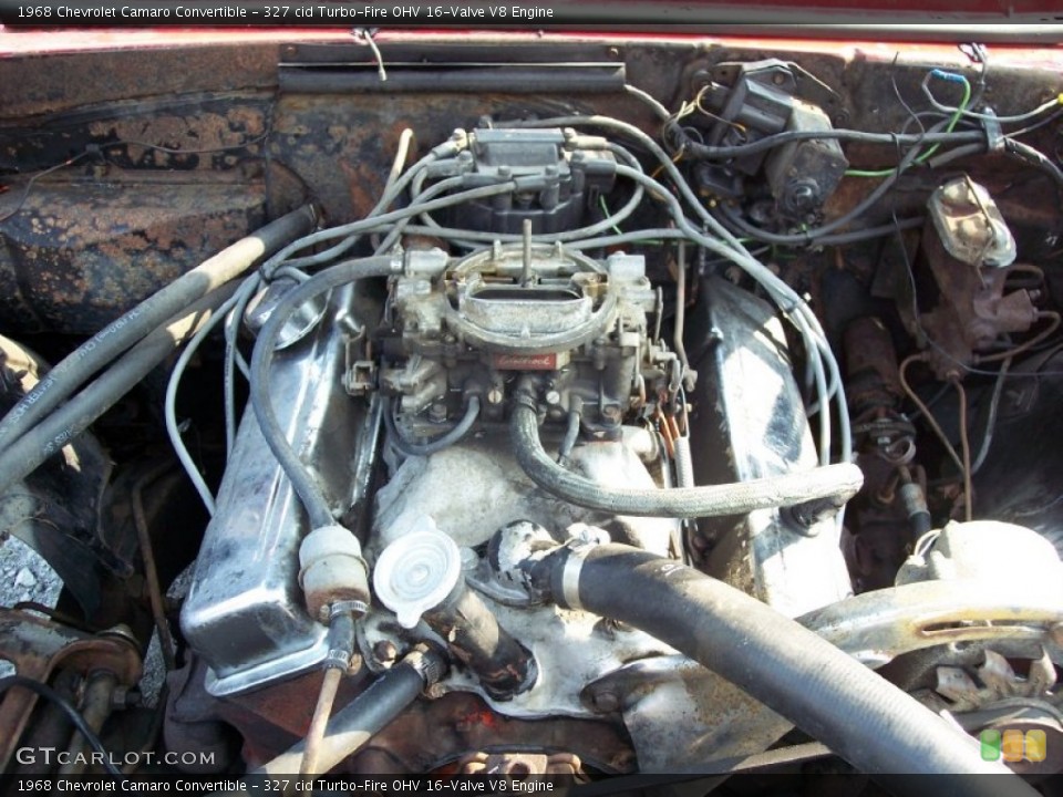 327 cid Turbo-Fire OHV 16-Valve V8 Engine for the 1968 Chevrolet Camaro #59039437