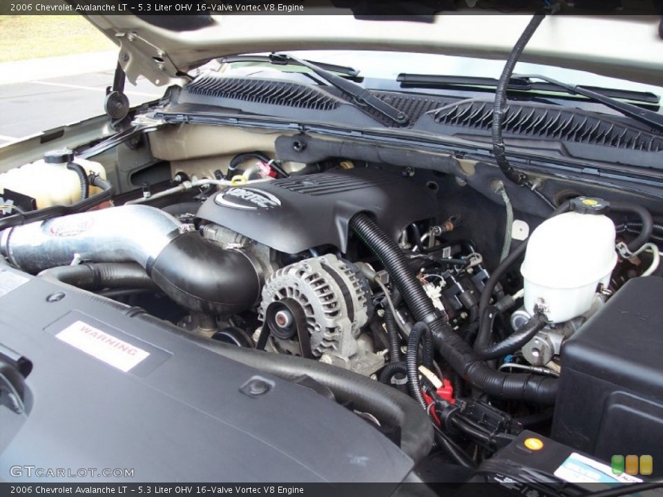 5.3 Liter OHV 16-Valve Vortec V8 Engine for the 2006 Chevrolet Avalanche #59040271