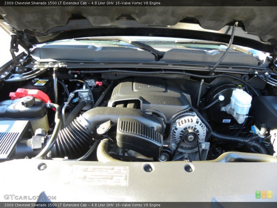 4.8 Liter OHV 16-Valve Vortec V8 Engine for the 2009 Chevrolet Silverado 1500 #59043349