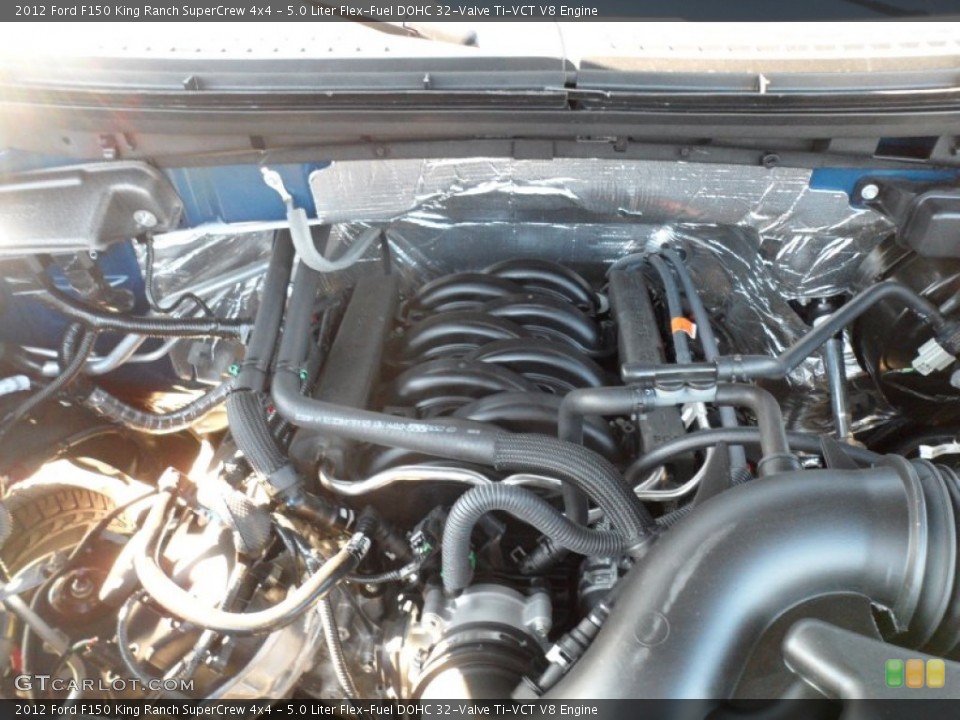 5.0 Liter Flex-Fuel DOHC 32-Valve Ti-VCT V8 Engine for the 2012 Ford F150 #59052242