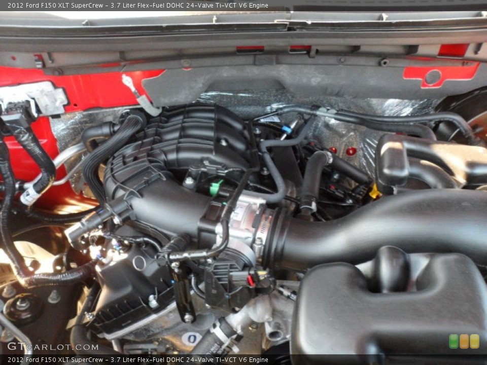 3.7 Liter Flex-Fuel DOHC 24-Valve Ti-VCT V6 Engine for the 2012 Ford F150 #59052597