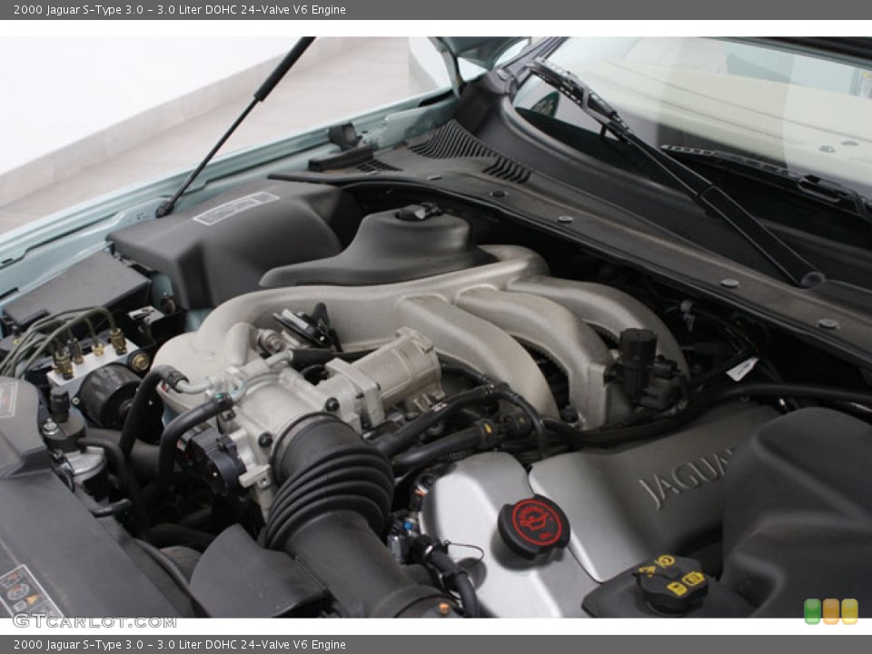 3.0 Liter DOHC 24-Valve V6 2000 Jaguar S-Type Engine