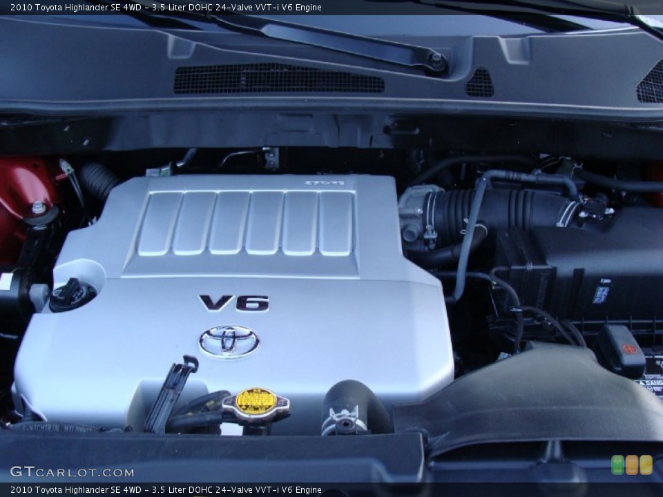3.5 Liter DOHC 24-Valve VVT-i V6 Engine for the 2010 Toyota Highlander #59082356