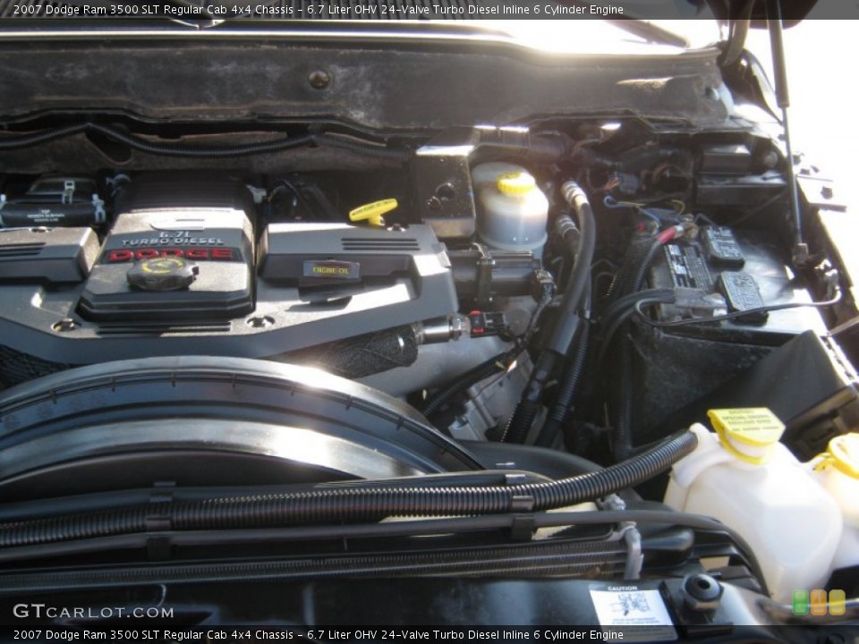 6.7 Liter OHV 24-Valve Turbo Diesel Inline 6 Cylinder Engine for the 2007 Dodge Ram 3500 #59084269