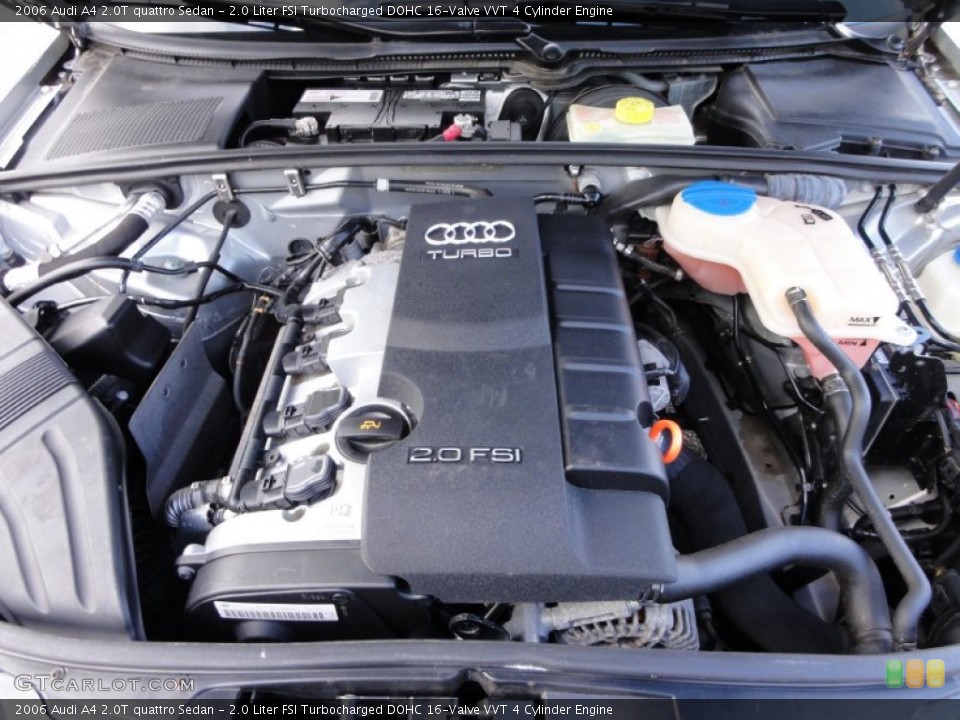 2.0 Liter FSI Turbocharged DOHC 16-Valve VVT 4 Cylinder Engine for the 2006 Audi A4 #59090549