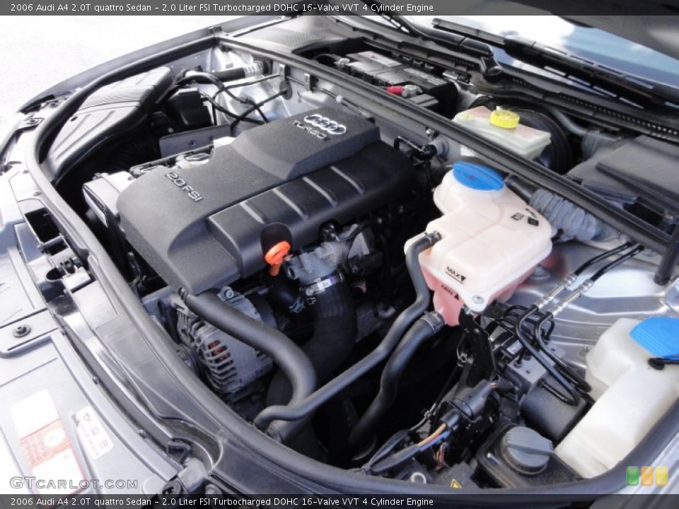 2.0 Liter FSI Turbocharged DOHC 16-Valve VVT 4 Cylinder Engine for the 2006 Audi A4 #59090558