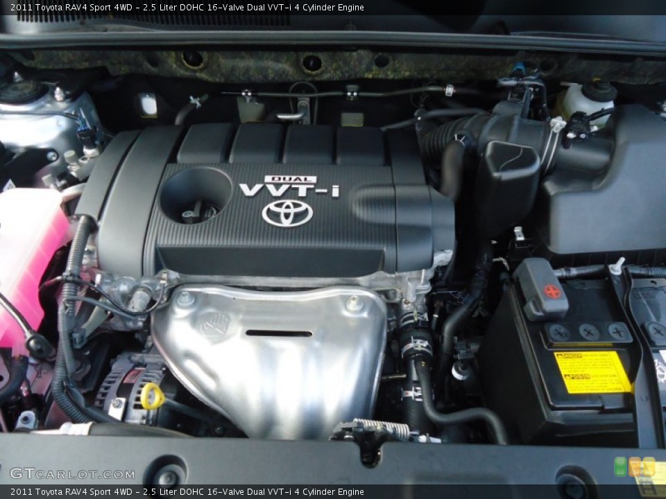 2.5 Liter DOHC 16-Valve Dual VVT-i 4 Cylinder Engine for the 2011 Toyota RAV4 #59091890