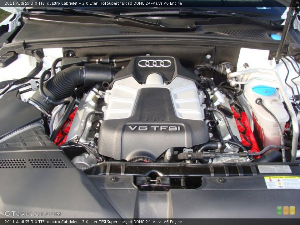 3.0 Liter TFSI Supercharged DOHC 24-Valve V6 Engine for the 2011 Audi S5 #59093567
