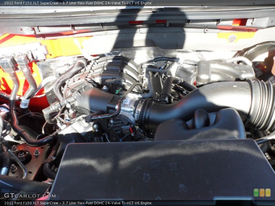 3.7 Liter Flex-Fuel DOHC 24-Valve Ti-VCT V6 Engine for the 2012 Ford F150 #59112137