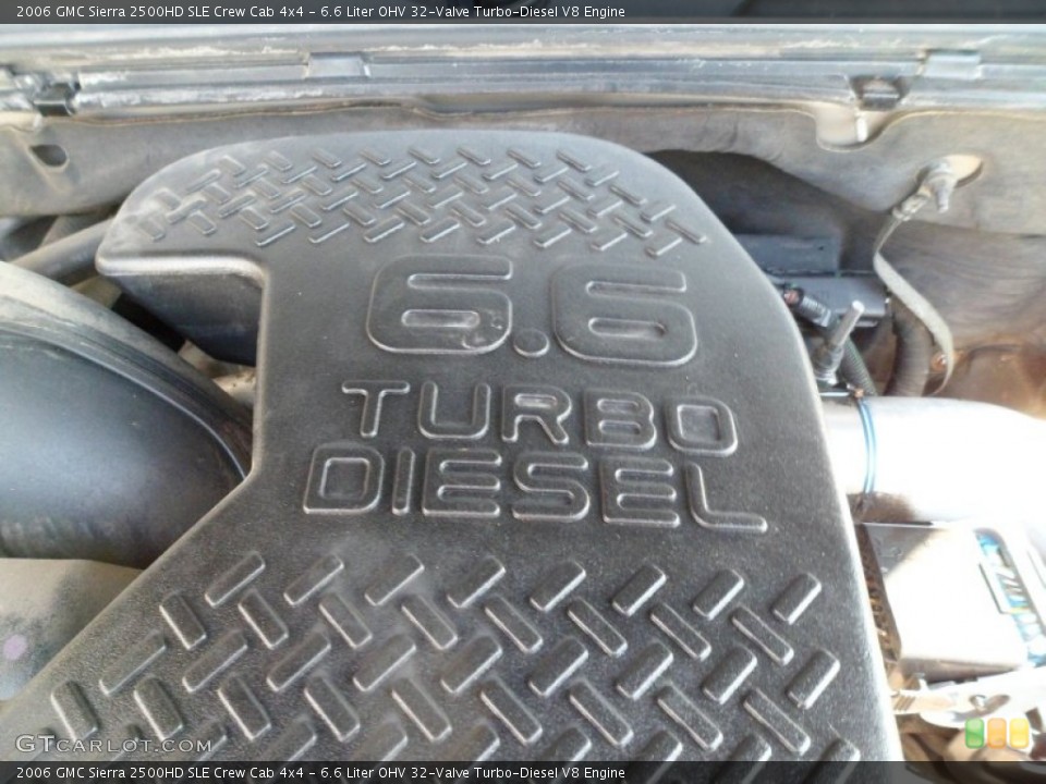6.6 Liter OHV 32-Valve Turbo-Diesel V8 Engine for the 2006 GMC Sierra 2500HD #59118479