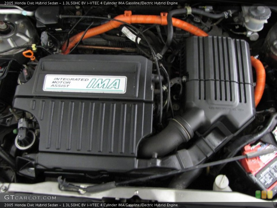 1.3L SOHC 8V i-VTEC 4 Cylinder IMA Gasoline/Electric Hybrid Engine for the 2005 Honda Civic #59126572