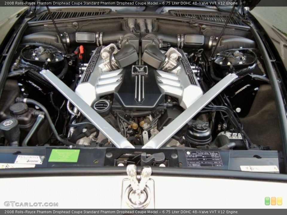 6.75 Liter DOHC 48-Valve VVT V12 Engine for the 2008 Rolls-Royce Phantom Drophead Coupe #59136581