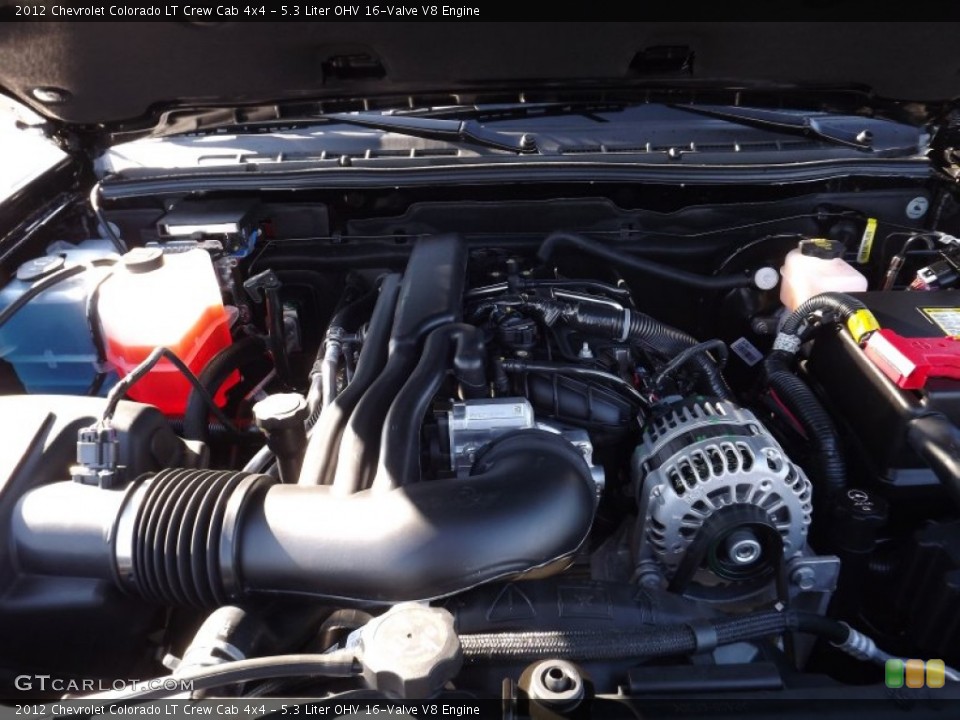 5.3 Liter OHV 16-Valve V8 2012 Chevrolet Colorado Engine