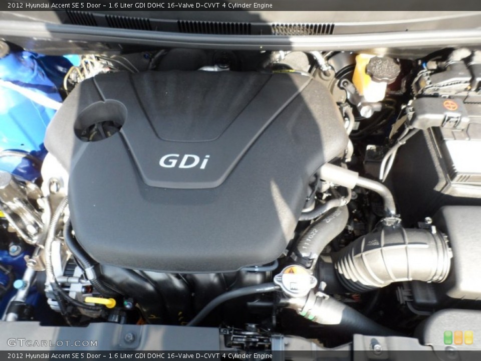 1.6 Liter GDI DOHC 16-Valve D-CVVT 4 Cylinder Engine for the 2012 Hyundai Accent #59164304