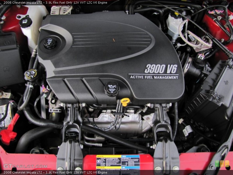 3.9L Flex Fuel OHV 12V VVT LZG V6 Engine for the 2008 Chevrolet Impala #59164769