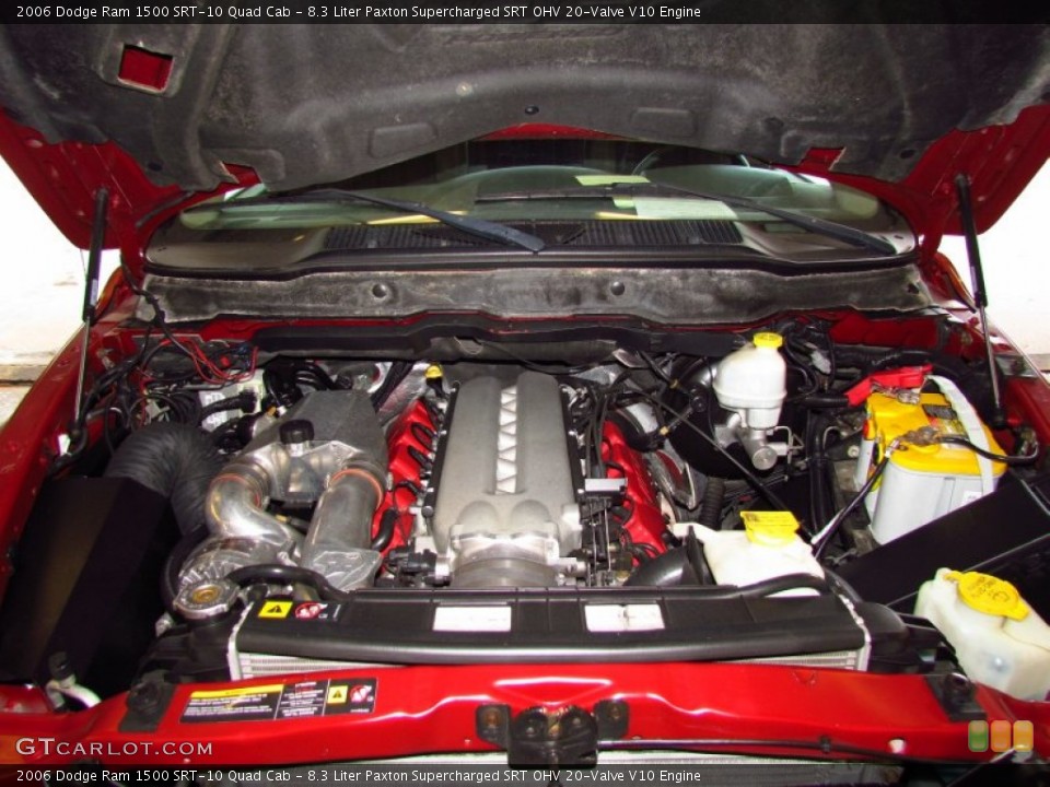 8.3 Liter Paxton Supercharged SRT OHV 20-Valve V10 Engine for the 2006 Dodge Ram 1500 #59169592