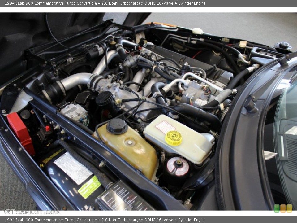 2.0 Liter Turbocharged DOHC 16-Valve 4 Cylinder 1994 Saab 900 Engine