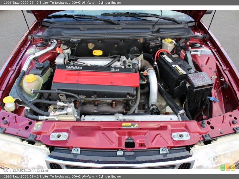 2.3 Liter Turbocharged DOHC 16-Valve 4 Cylinder Engine for the 1996 Saab 9000 #59170963
