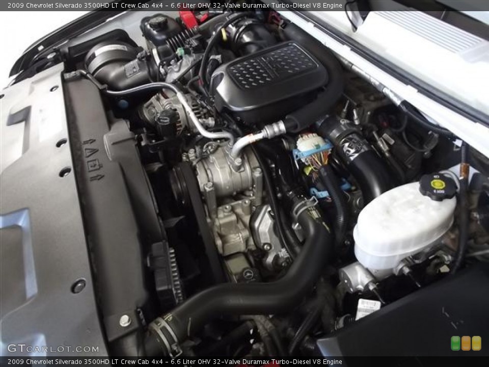 6.6 Liter OHV 32-Valve Duramax Turbo-Diesel V8 Engine for the 2009 Chevrolet Silverado 3500HD #59172757