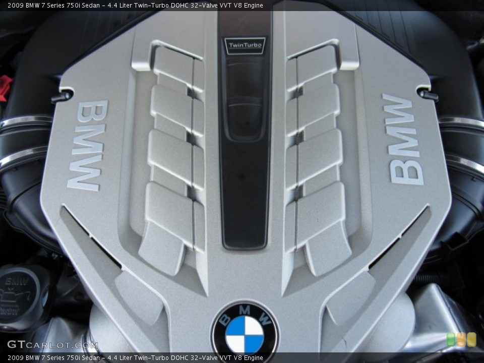 4.4 Liter Twin-Turbo DOHC 32-Valve VVT V8 Engine for the 2009 BMW 7 Series #59172832
