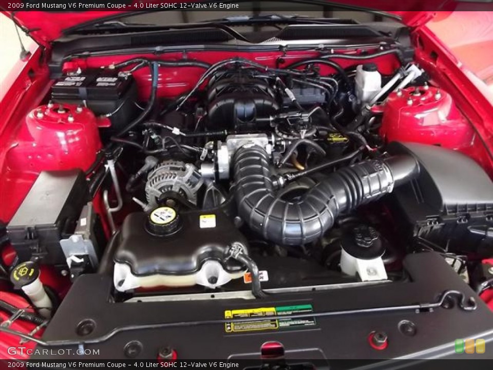 4.0 Liter SOHC 12-Valve V6 Engine for the 2009 Ford Mustang #59172916