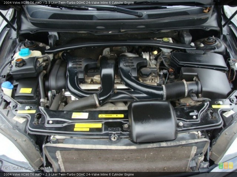 2.9 Liter Twin-Turbo DOHC 24-Valve Inline 6 Cylinder Engine for the 2004 Volvo XC90 #59175920