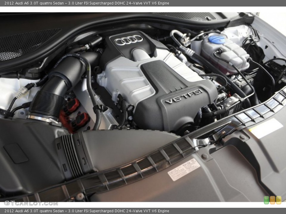 3.0 Liter FSI Supercharged DOHC 24-Valve VVT V6 Engine for the 2012 Audi A6 #59182075