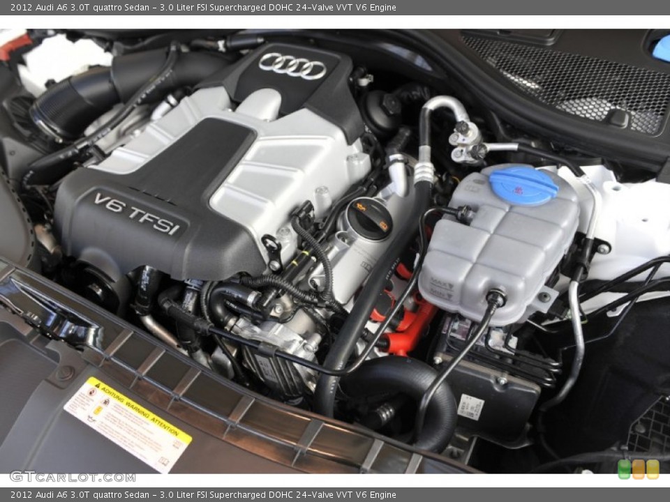 3.0 Liter FSI Supercharged DOHC 24-Valve VVT V6 Engine for the 2012 Audi A6 #59182091