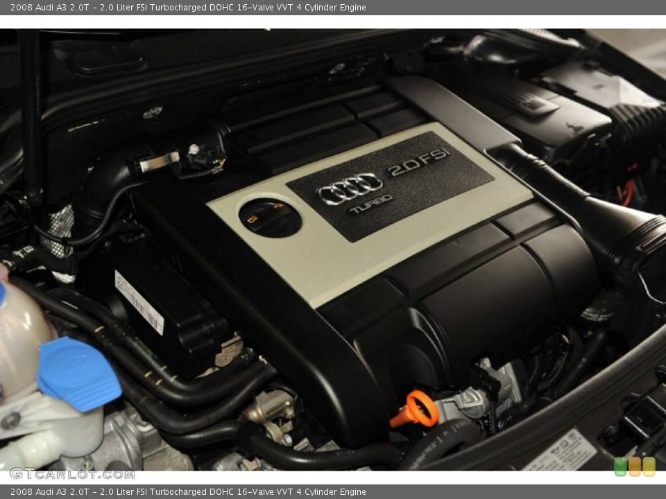 2.0 Liter FSI Turbocharged DOHC 16-Valve VVT 4 Cylinder Engine for the 2008 Audi A3 #59182481