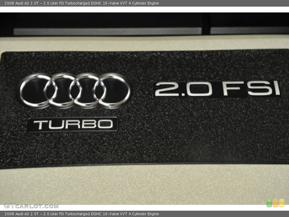 2.0 Liter FSI Turbocharged DOHC 16-Valve VVT 4 Cylinder Engine for the 2008 Audi A3 #59182502