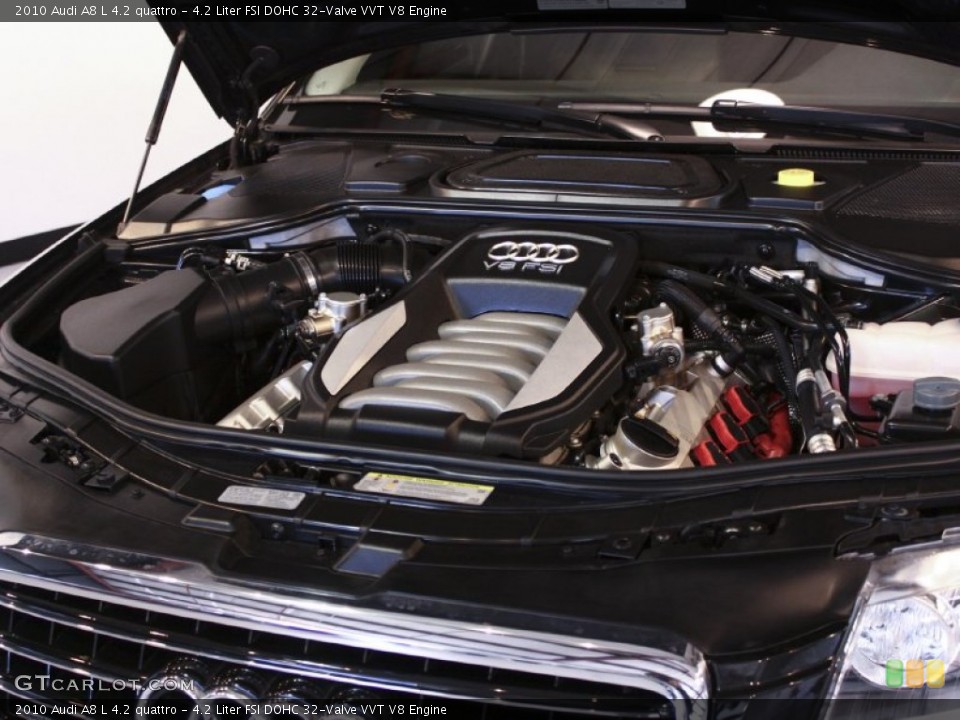 4.2 Liter FSI DOHC 32-Valve VVT V8 Engine for the 2010 Audi A8 #59186321