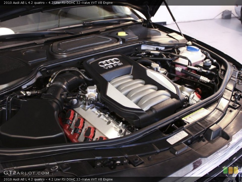 4.2 Liter FSI DOHC 32-Valve VVT V8 Engine for the 2010 Audi A8 #59186330