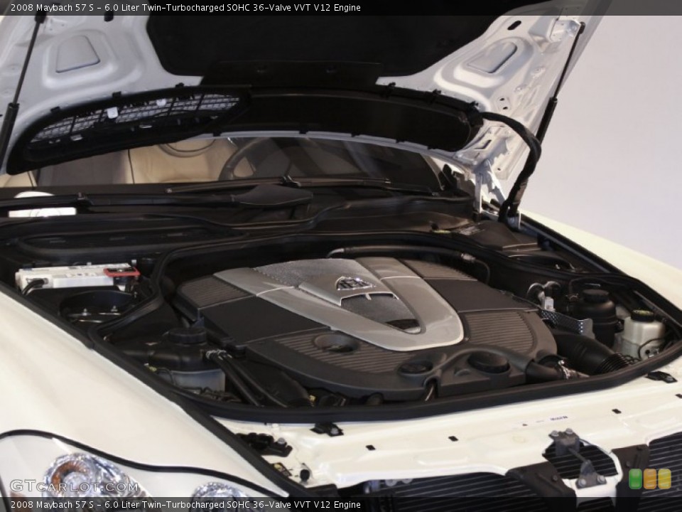 6.0 Liter Twin-Turbocharged SOHC 36-Valve VVT V12 Engine for the 2008 Maybach 57 #59187302