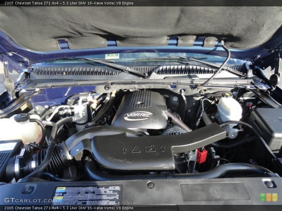 5.3 Liter OHV 16-Valve Vortec V8 Engine for the 2005 Chevrolet Tahoe #59192081