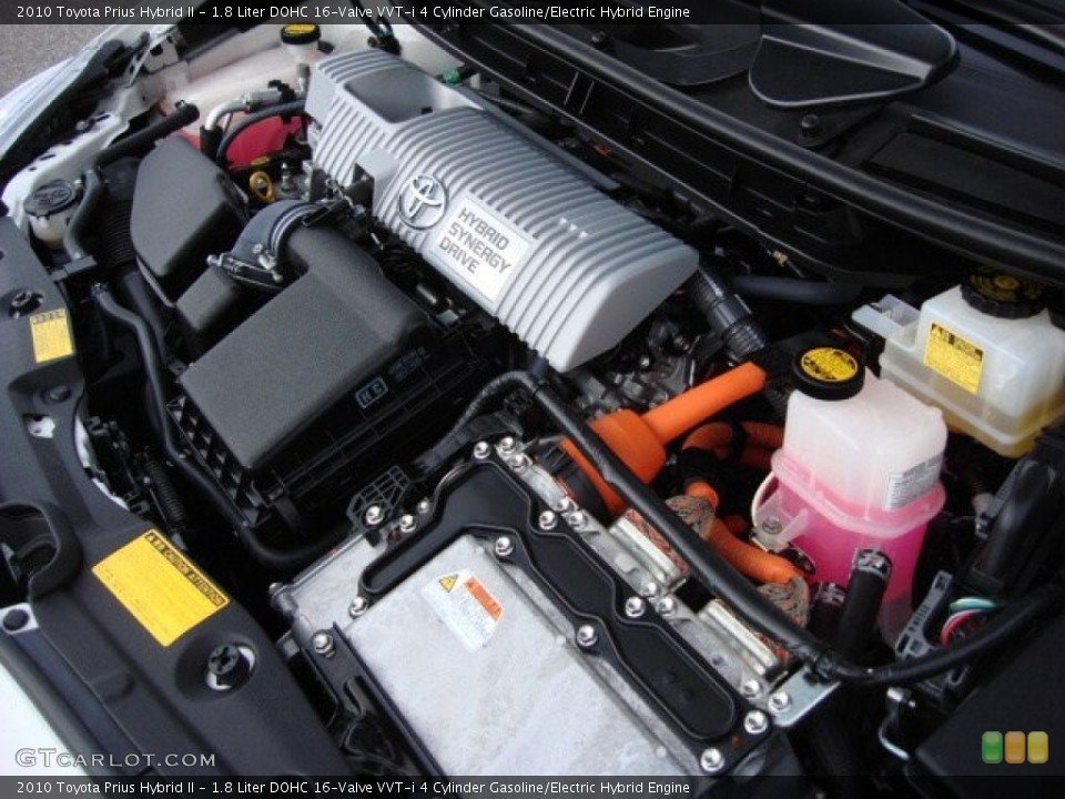 1.8 Liter DOHC 16-Valve VVT-i 4 Cylinder Gasoline/Electric Hybrid Engine for the 2010 Toyota Prius #59192939