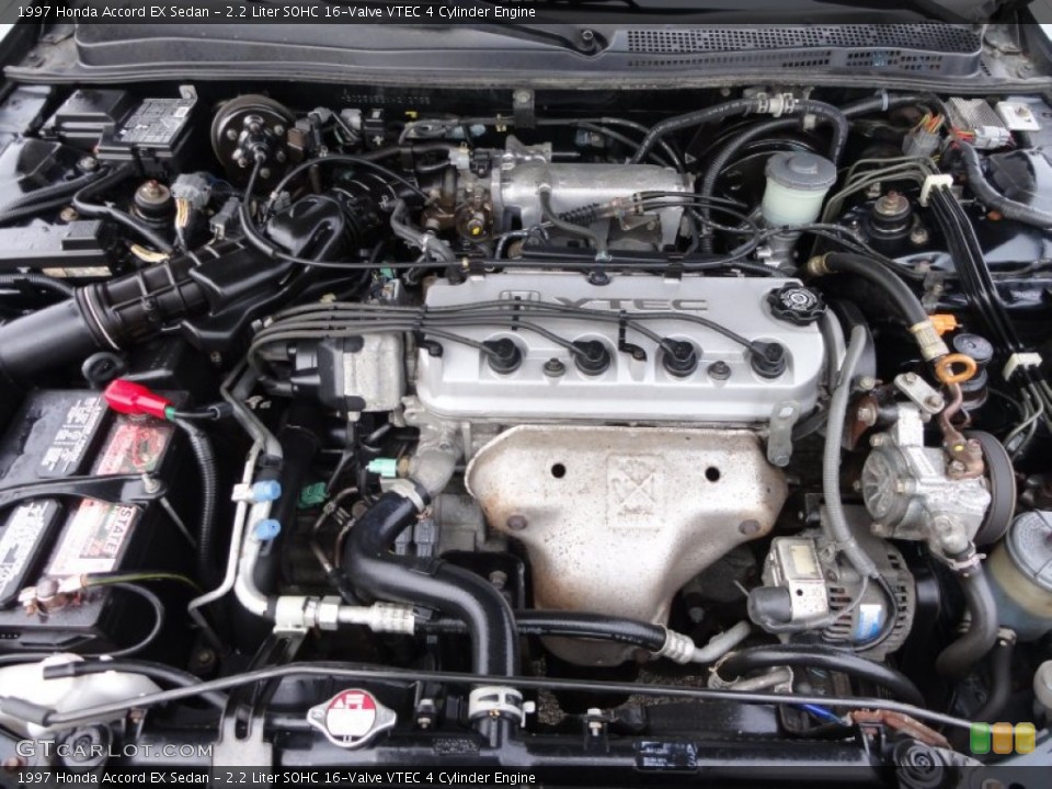 2.2 Liter SOHC 16-Valve VTEC 4 Cylinder Engine for the 1997 Honda Accord #59205038
