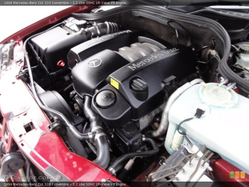 3.2 Liter SOHC 18-Valve V6 Engine for the 1999 Mercedes-Benz CLK #59206730