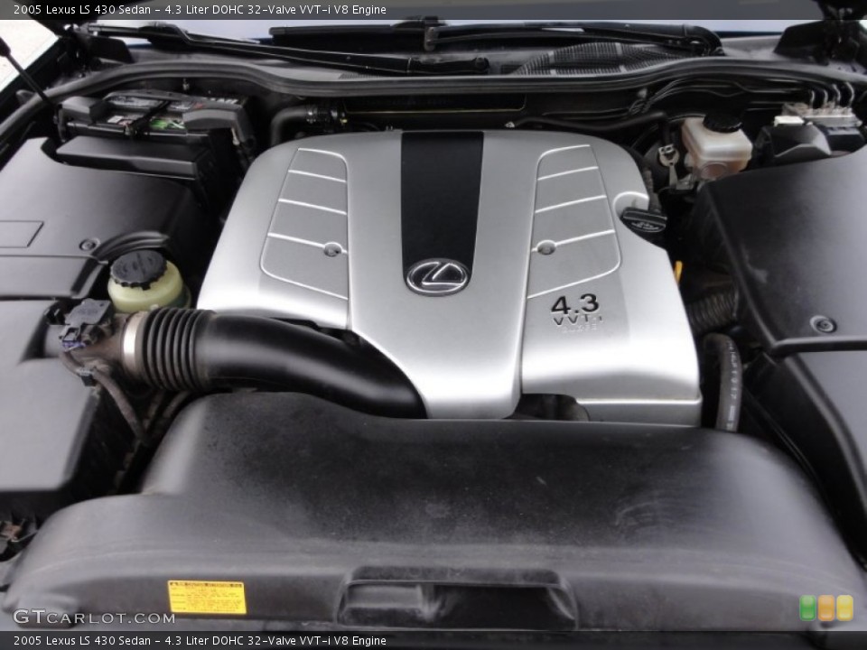 4.3 Liter DOHC 32-Valve VVT-i V8 Engine for the 2005 Lexus LS #59211455