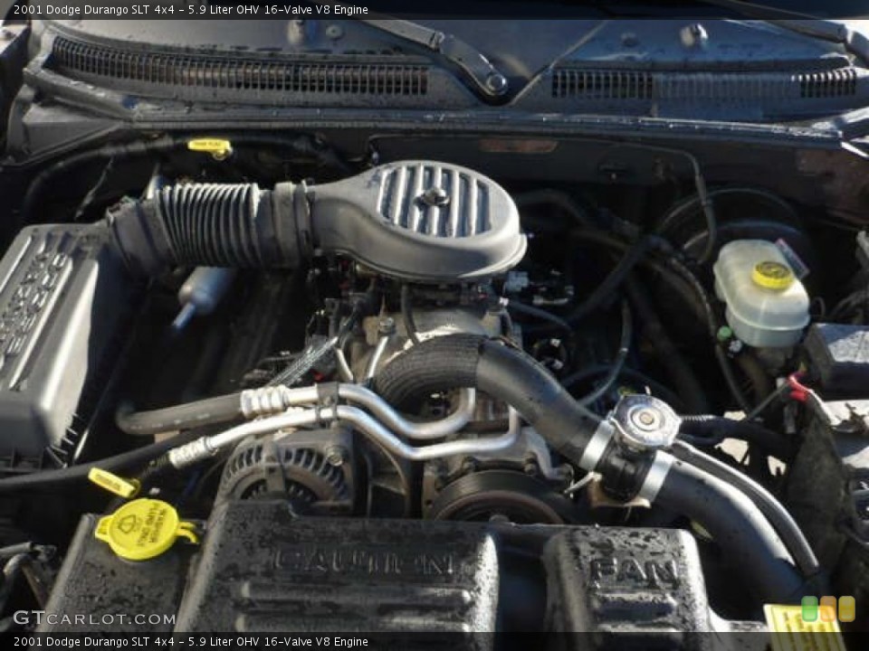 5.9 Liter OHV 16-Valve V8 Engine for the 2001 Dodge Durango #59218073