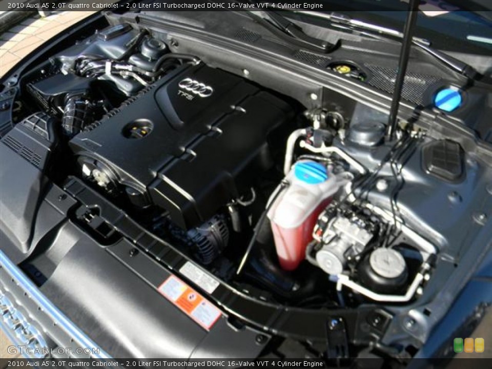 2.0 Liter FSI Turbocharged DOHC 16-Valve VVT 4 Cylinder Engine for the 2010 Audi A5 #59219913