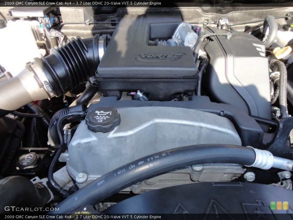 3.7 Liter DOHC 20-Valve VVT 5 Cylinder Engine for the 2009 GMC Canyon #59222556