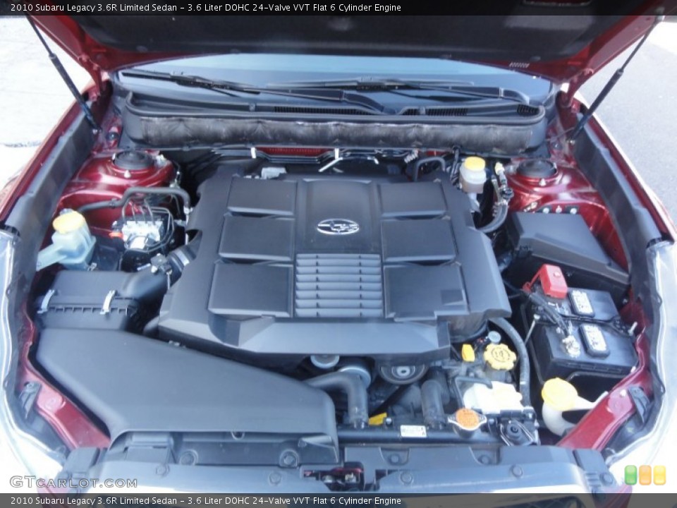 3.6 Liter DOHC 24-Valve VVT Flat 6 Cylinder Engine for the 2010 Subaru Legacy #59228943