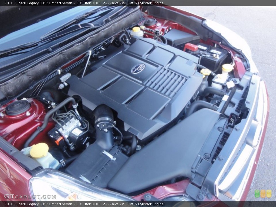 3.6 Liter DOHC 24-Valve VVT Flat 6 Cylinder Engine for the 2010 Subaru Legacy #59228956