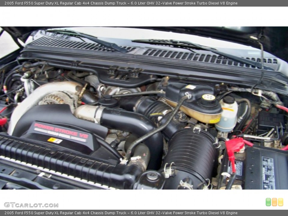 6.0 Liter OHV 32-Valve Power Stroke Turbo Diesel V8 Engine for the 2005 Ford F550 Super Duty #59231071