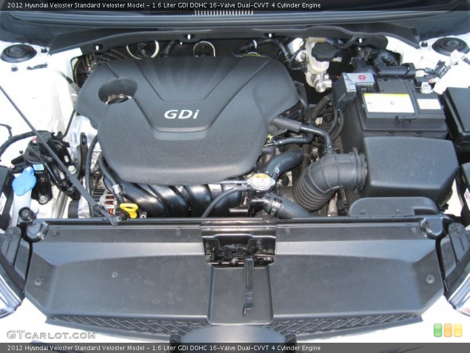 1.6 Liter GDI DOHC 16-Valve Dual-CVVT 4 Cylinder Engine for the 2012 Hyundai Veloster #59234274