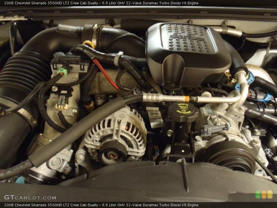 6.6 Liter OHV 32-Valve Duramax Turbo Diesel V8 Engine for the 2008 Chevrolet Silverado 3500HD #59239863