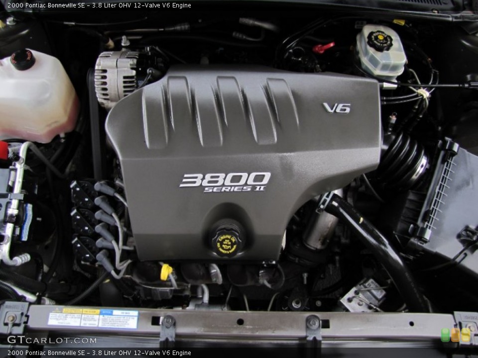 3.8 Liter OHV 12-Valve V6 2000 Pontiac Bonneville Engine