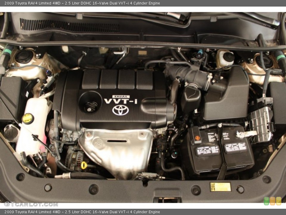 2.5 Liter DOHC 16-Valve Dual VVT-i 4 Cylinder Engine for the 2009 Toyota RAV4 #59244613