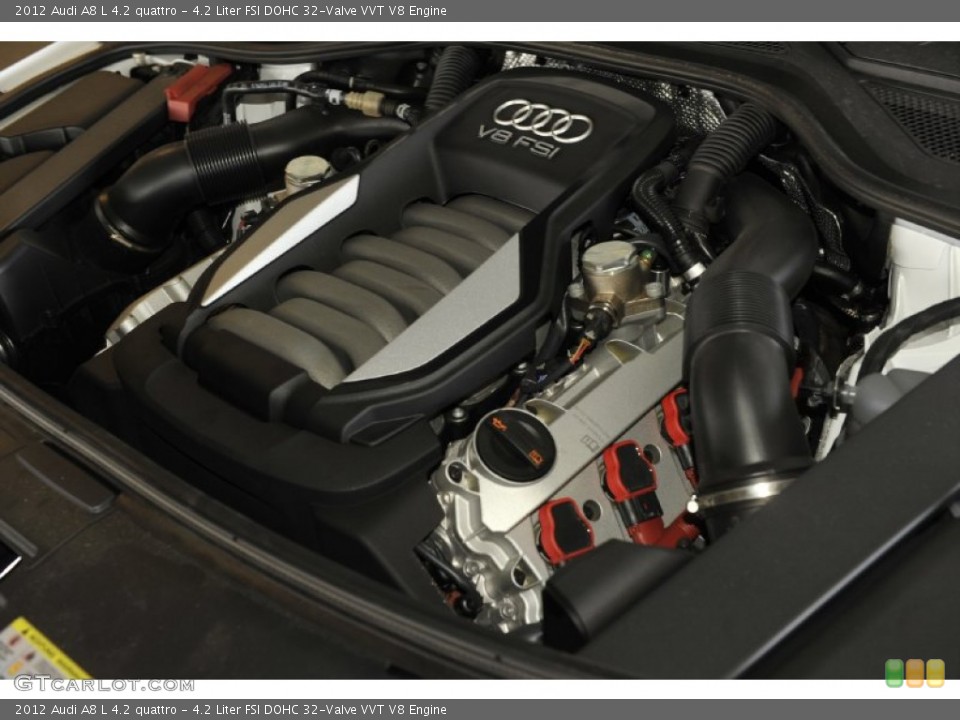 4.2 Liter FSI DOHC 32-Valve VVT V8 Engine for the 2012 Audi A8 #59257047